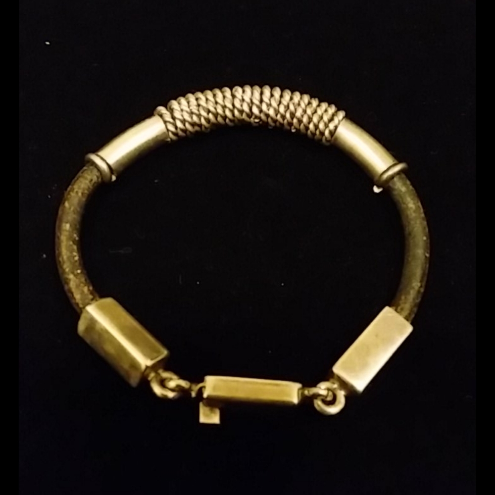 925 Sterling Silver Leather Bracelet Unisex